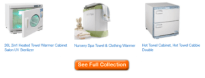 best towel warmer cabinets for spas and salons