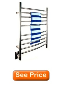 Amba RWH-CP Radiant Hardwired Curved Towel Warmer