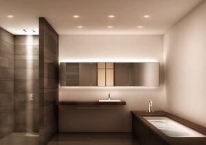 modern bathroom lighting